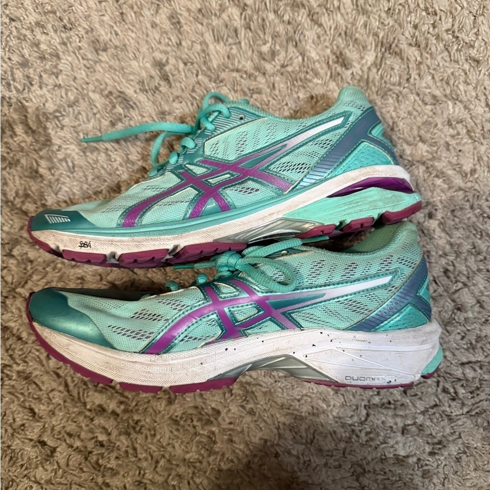 ASICS Women's Teal Running Shoes - Picture 2 of 5